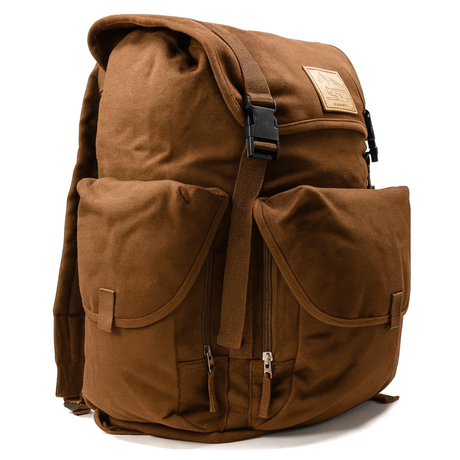 ASR Outdoor 30L secure side pockets with flaps and zippers for small tools