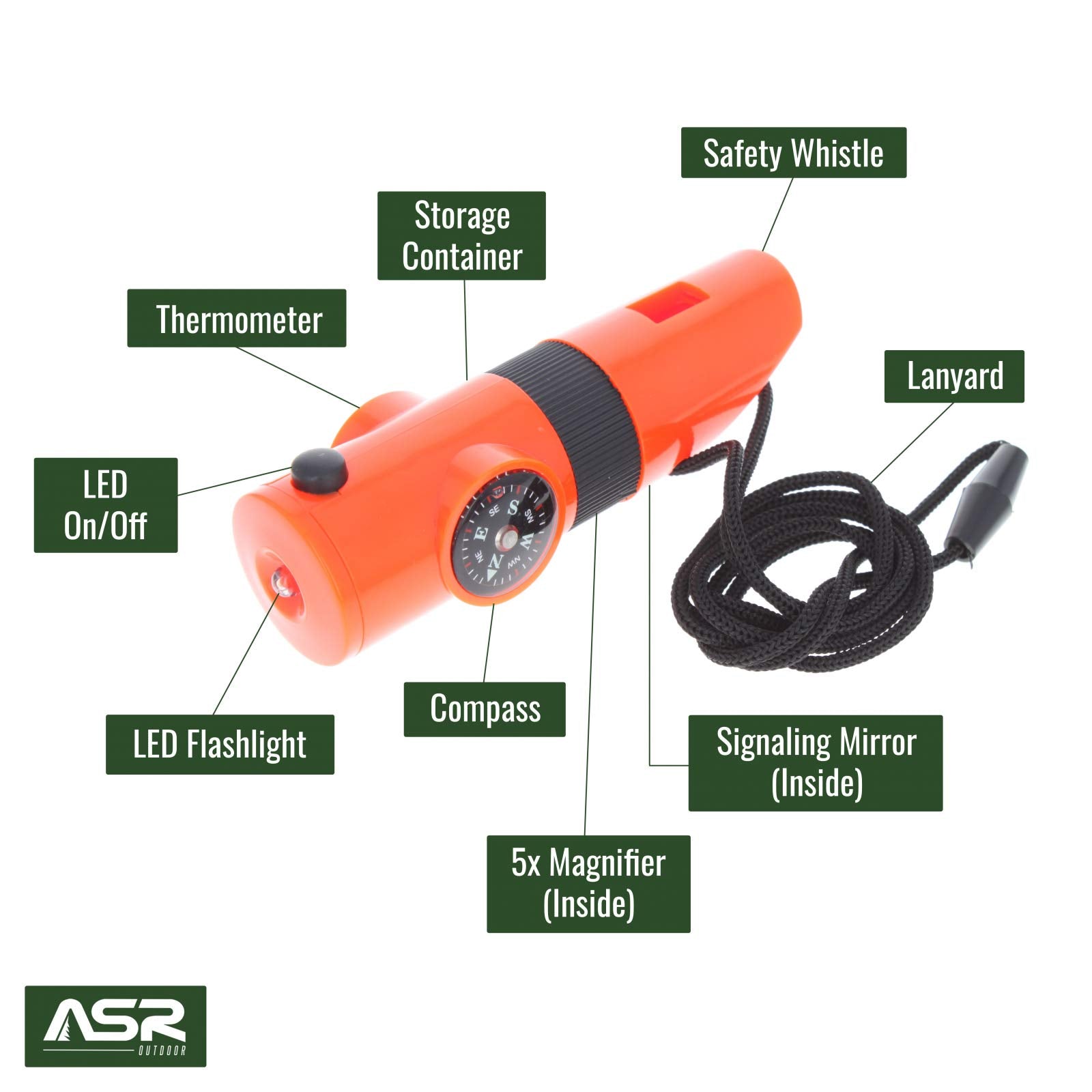 ASR Outdoor 7-in-1 LED light illuminates camping tasks at dusk