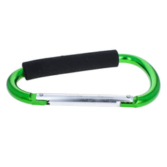 ASR Outdoor carabiner clipped to a backpack strap for quick access