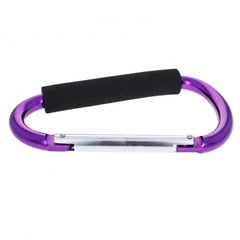 ASR Outdoor purple camping key chain carabiner for quick access.