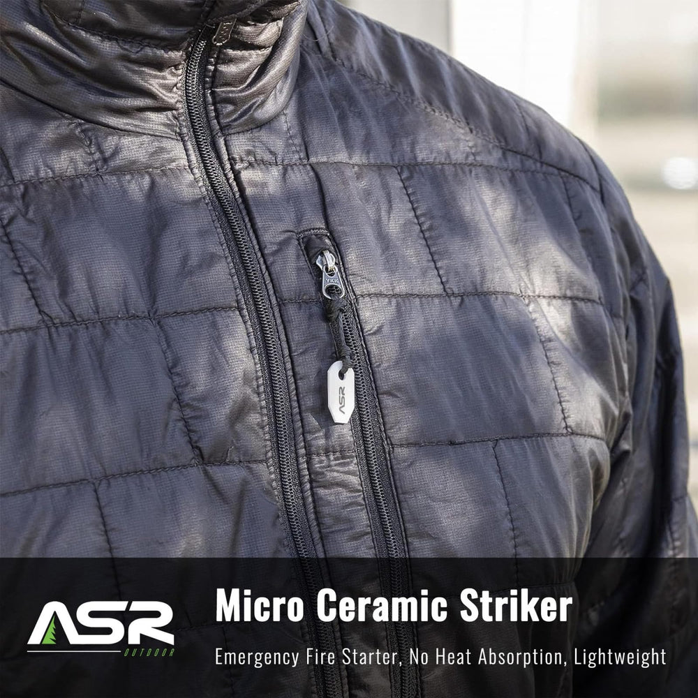 ASR Outdoor ceramic striker emergency spark tool for rugged outdoor use