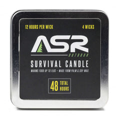 ASR Outdoor four-wick candle setup showing individual burn options for flexible lighting