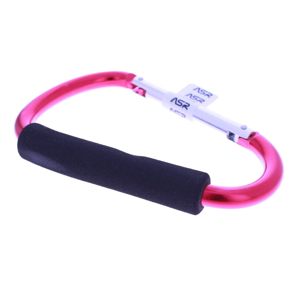 ASR Outdoor jumbo carabiner attached to backpack for quick keys