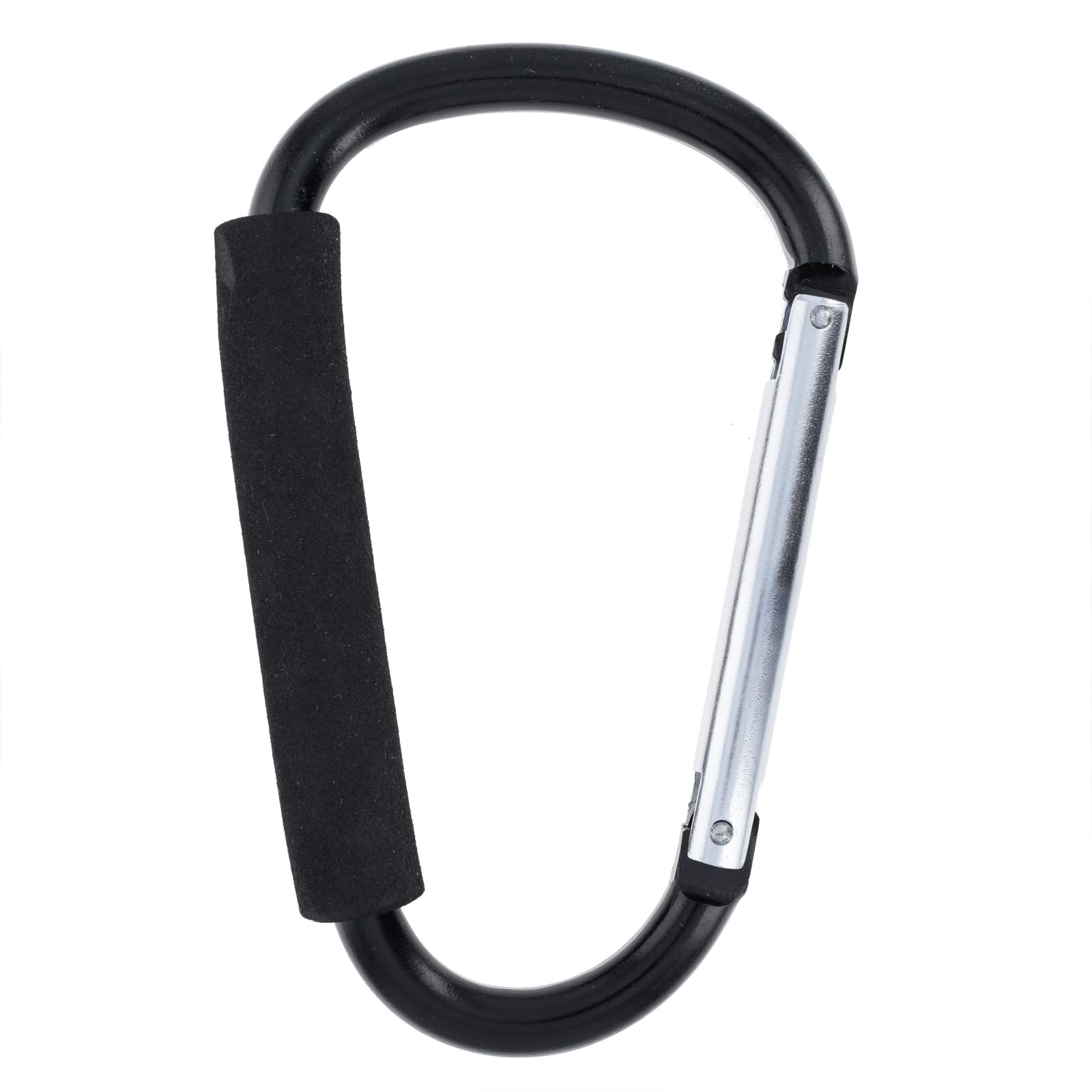 ASR Outdoor jumbo xl carabiner with closed latch secures keys on backpacks
