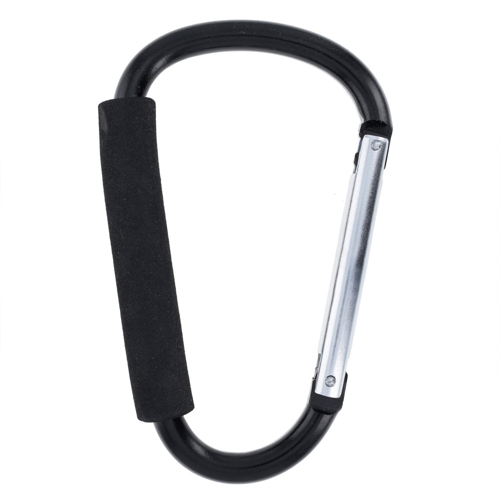 ASR Outdoor jumbo xl carabiner with closed latch secures keys on backpacks