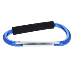 ASR Outdoor Jumbo XL carabiner blue attaches camping gear quickly.