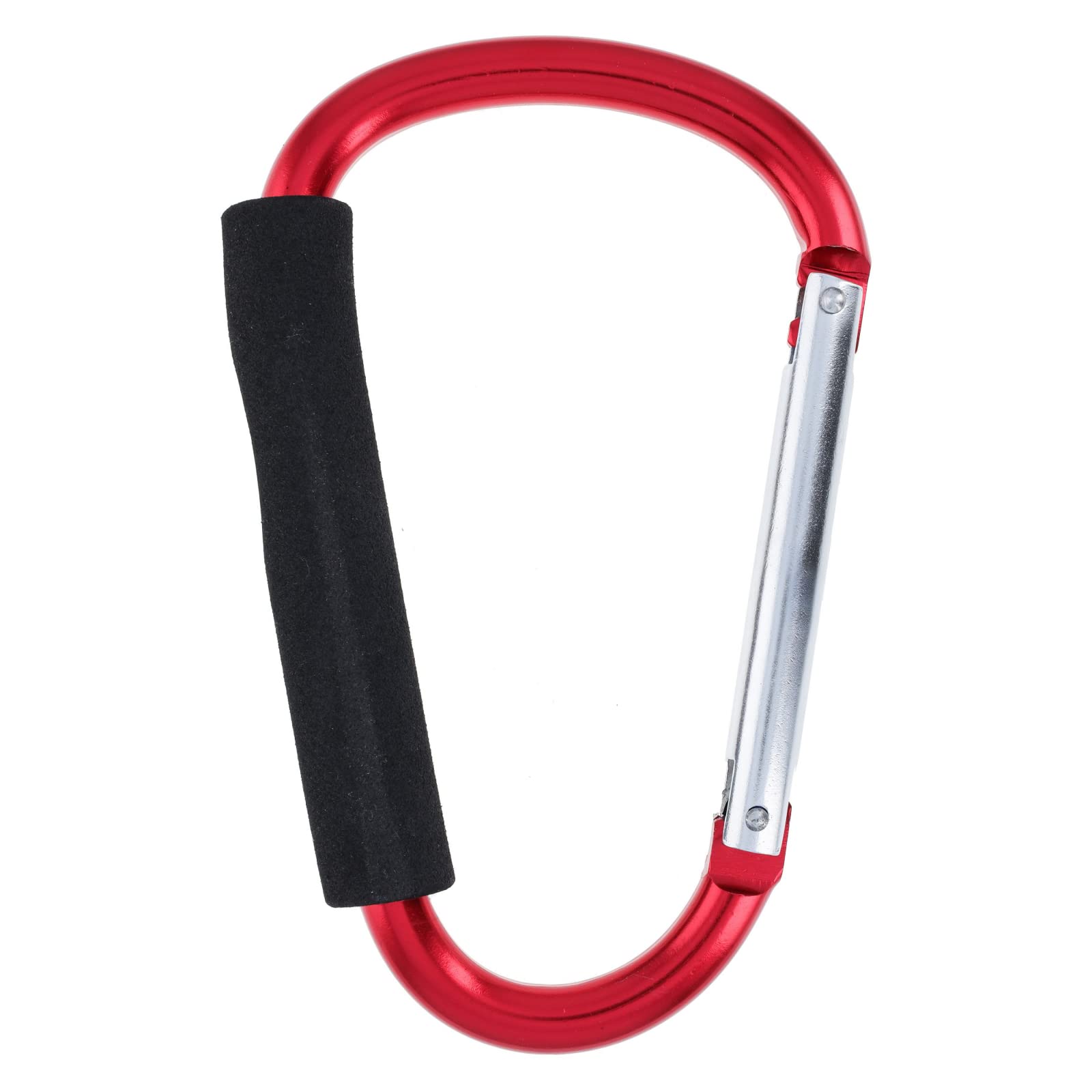 ASR Outdoor jumbo xl carabiner attached to a camping backpack