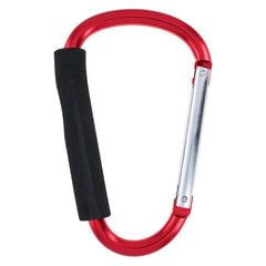ASR Outdoor jumbo xl carabiner attached to a camping backpack