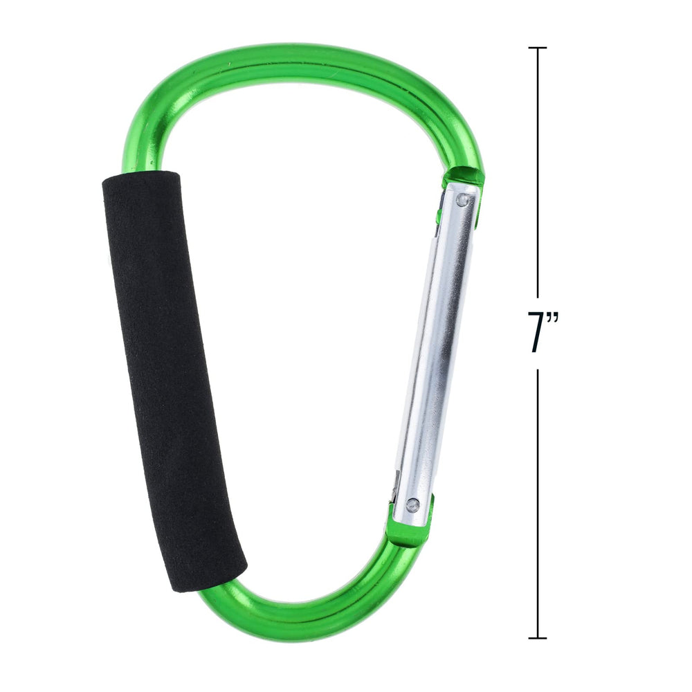 ASR Outdoor key chain organization with green carabiner