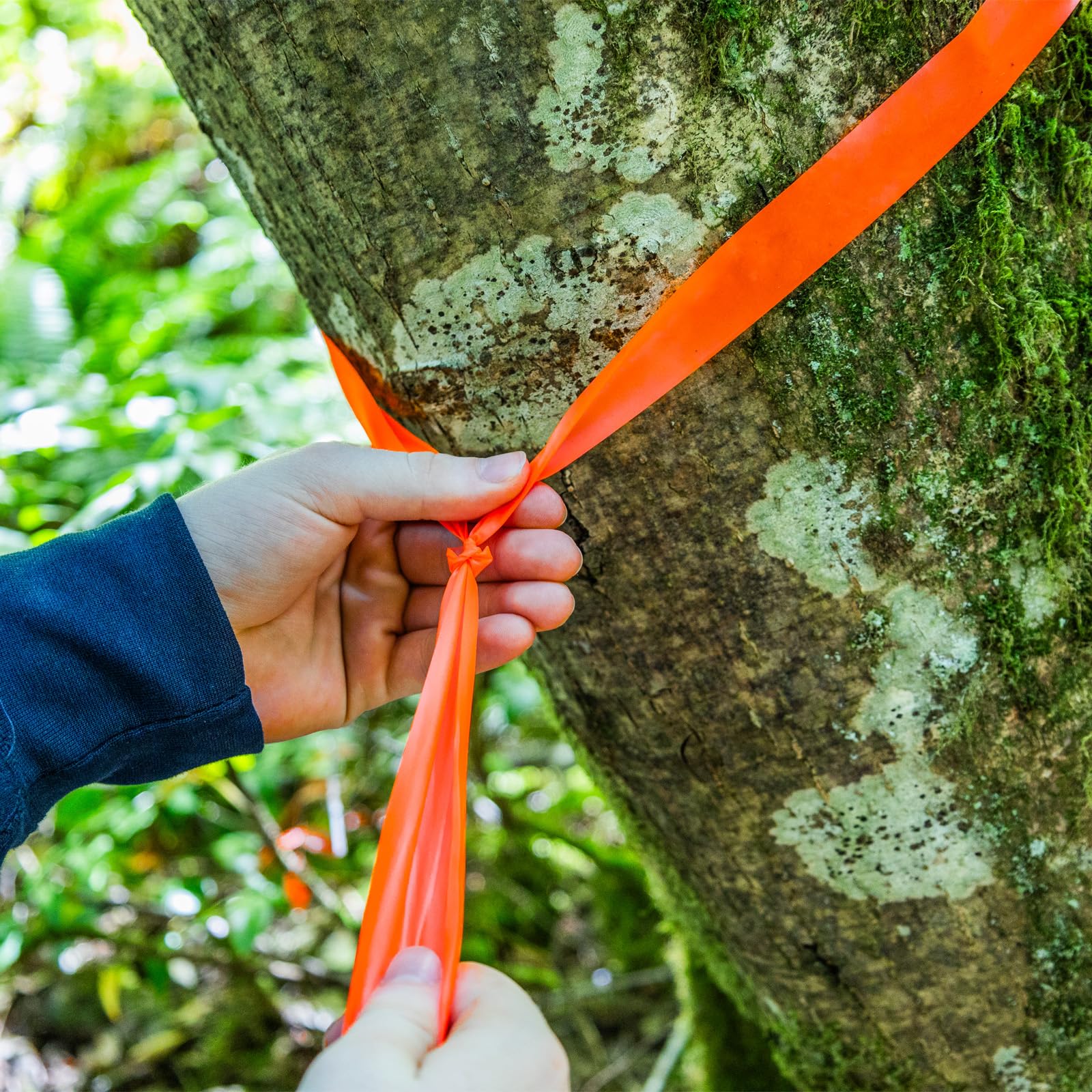 ASR Outdoor weather-resistant trail ribbon ready for packing and quick deployment.