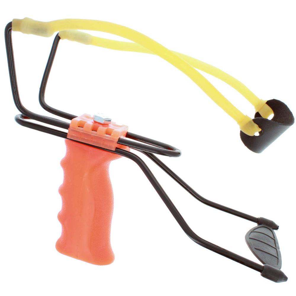 ASR Outdoor slingshot with iron frame for durable stability during outdoor practice.