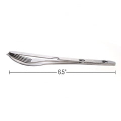 ASR Outdoor 2-pack minimalist utensils with fork for sturdy camp dining.