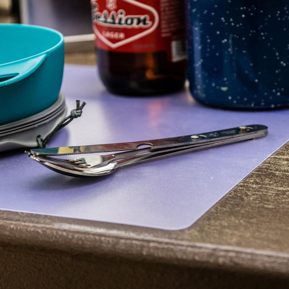 ASR Outdoor weatherproof utensils designed for rugged outdoor conditions without bulk.
