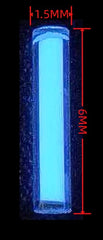 ASRMOLLY luminous tube green improves quick recognition on backpacks and keys.