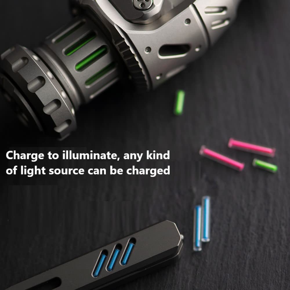 ASRMOLLY luminous tube red brightens items for easy nighttime spotting.