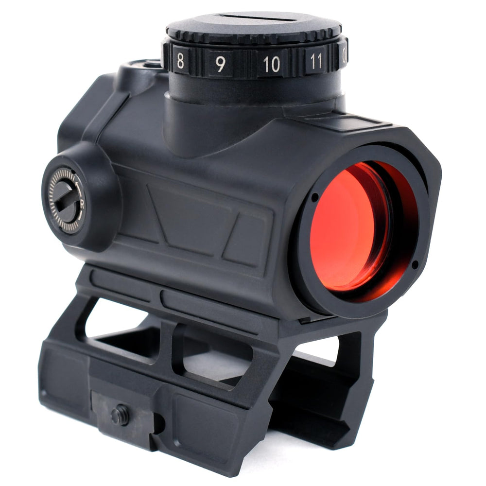 AT3 Tactical Alpha mounting options with riser and lower 1/3 co-witness