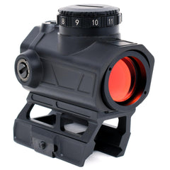 AT3 Tactical Alpha mounting options with riser and lower 1/3 co-witness