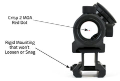 AT3 Tactical RD-50 PRO amber-coated lens highlights clarity and contrast.