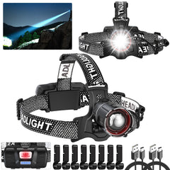 ATDOALL headlamp two-pack in box ready for outdoor use.
