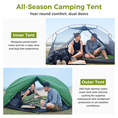 ATEPA tent spacious interior ideal for sleeping gear and relaxation
