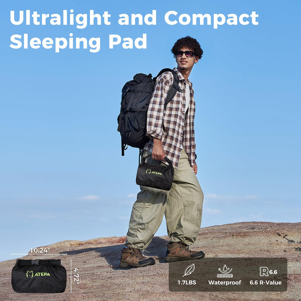 ATEPA ThermAir Pro includes air pump bag for effortless inflation.