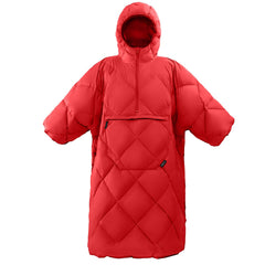 ATEPA wearable sleeping bag front view showing compact, packable warmth
