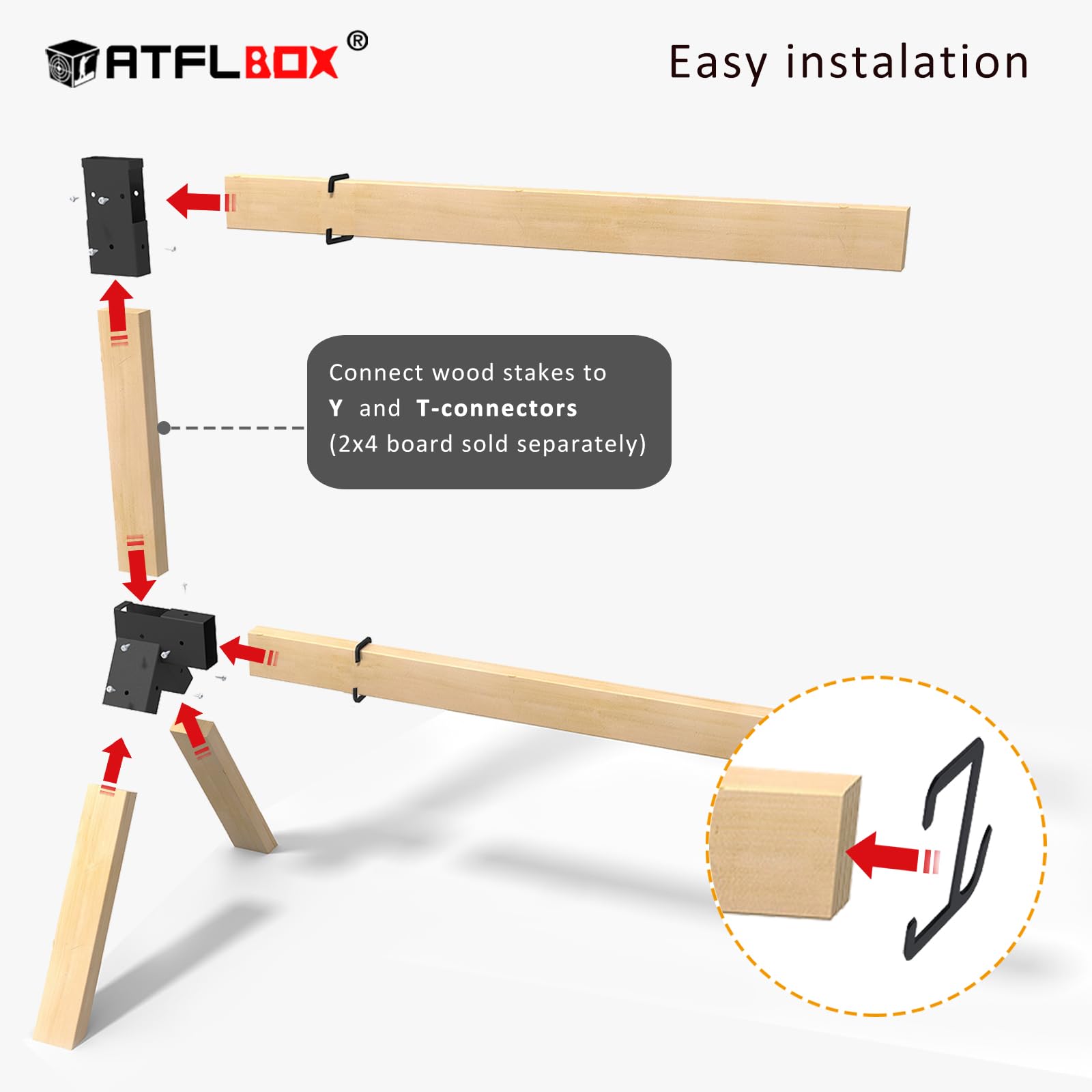 ATFLBOX DIY outdoor range setup shown with easy assembly and versatility