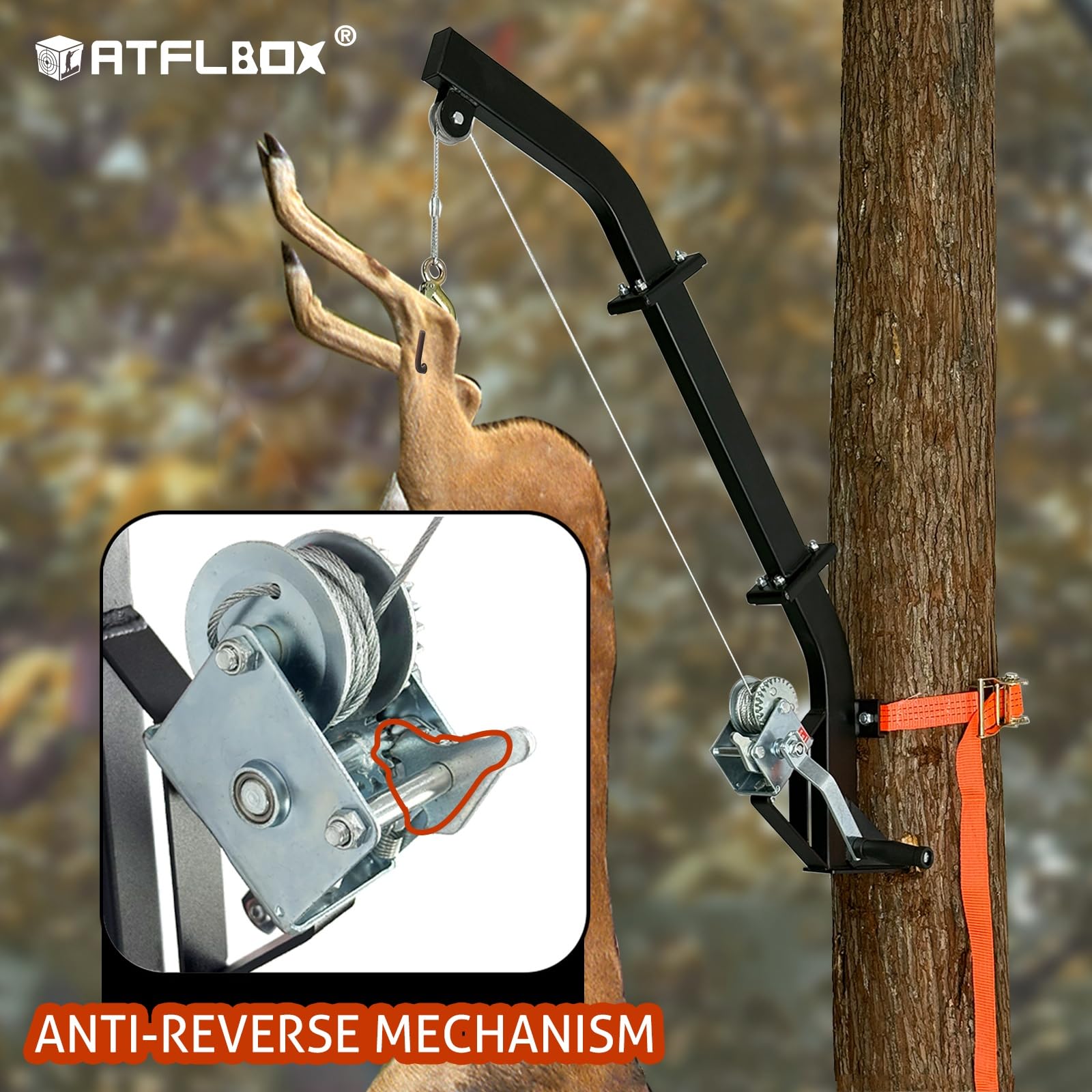 Atflbox simple assembly guide aids quick hunting setup
