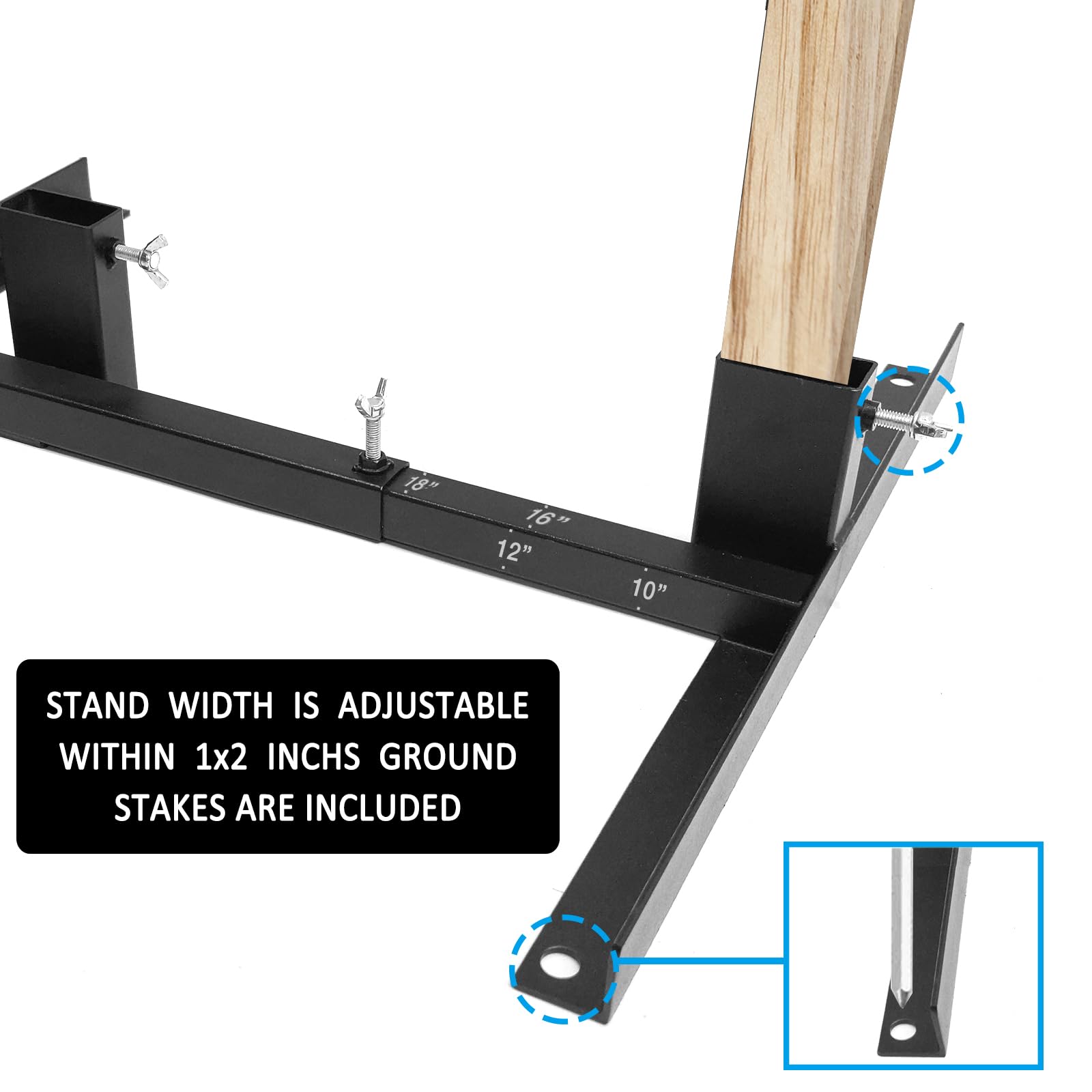 Atflbox ground-stakes-kit boosts stability on uneven ground