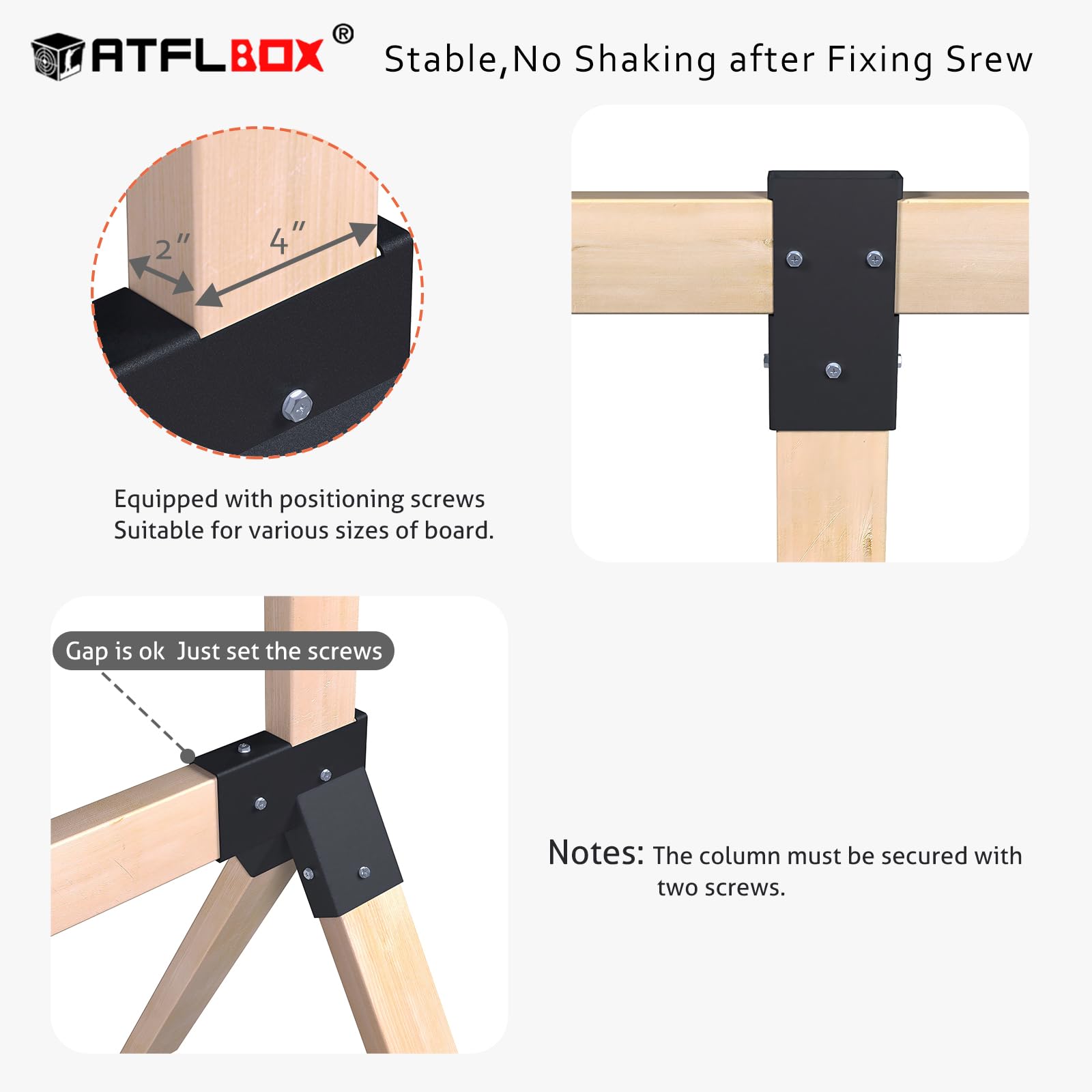 ATFLBOX hanger hooks 12 pieces enabling flexible height and distance setup