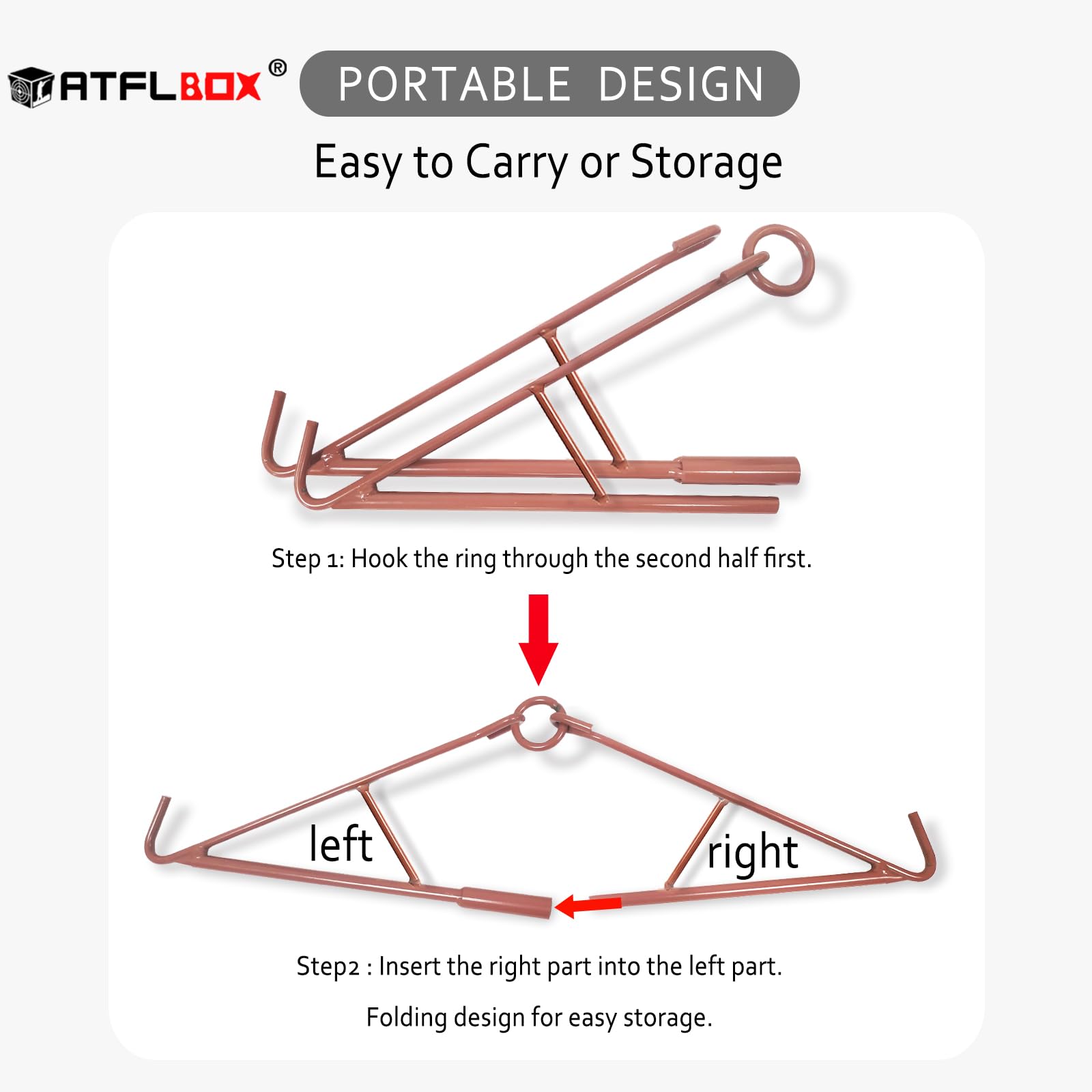 Atflbox portable hunting kit image showcasing versatile field setup.