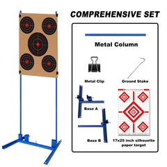 Atflbox shooting target stand IPSC/IDPA ready for quick range setups.