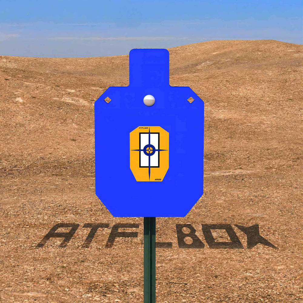 Atflbox target hanger installation demonstrates stable mounting for steady shooting.