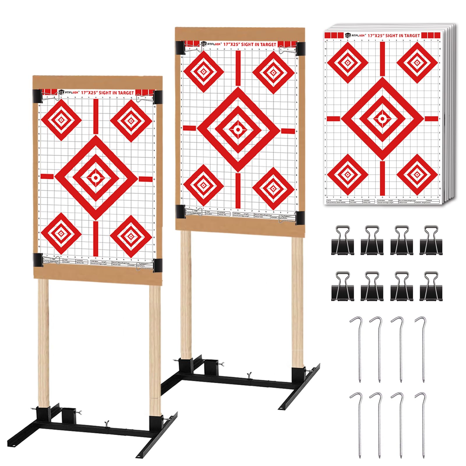 Atflbox target-stand-base provides stable outdoor practice