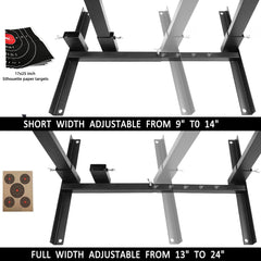 Atflbox two-pack stands provide stable support for shooting practice.