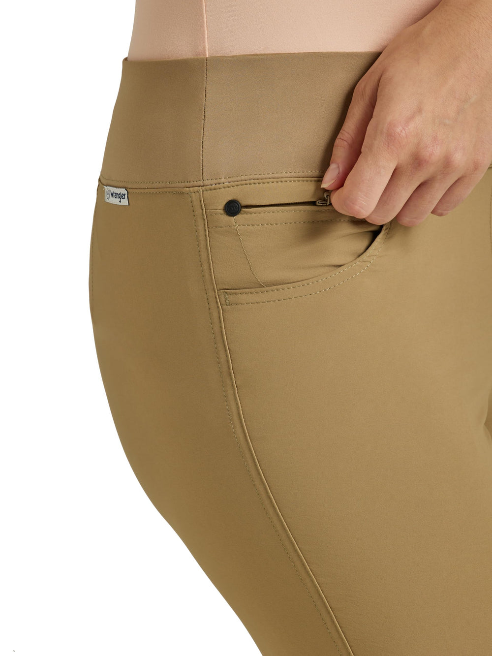 Secure zip watch pocket on ATG by Wrangler hiking pants for valuables
