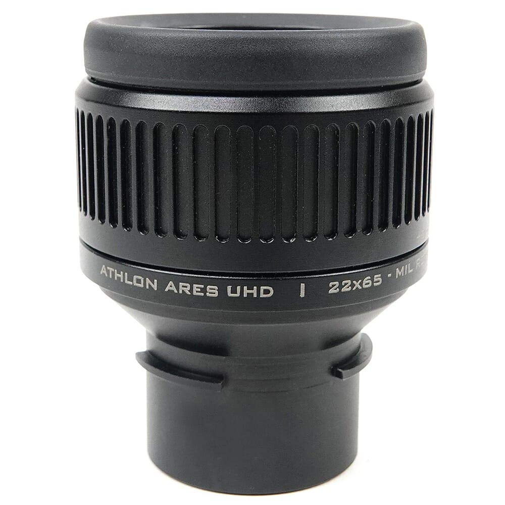 Athlon Optics Ares UHD 22x eyepiece with TSSR2 MIL reticle for quick range estimation
