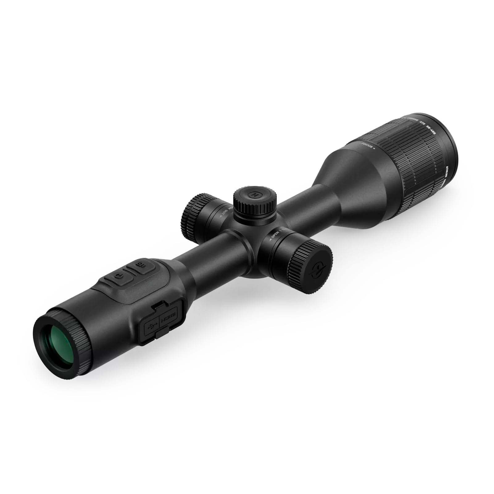 Athlon Cronus ATS 50-400 thermal scope side profile, compact ergonomics for quick target acquisition