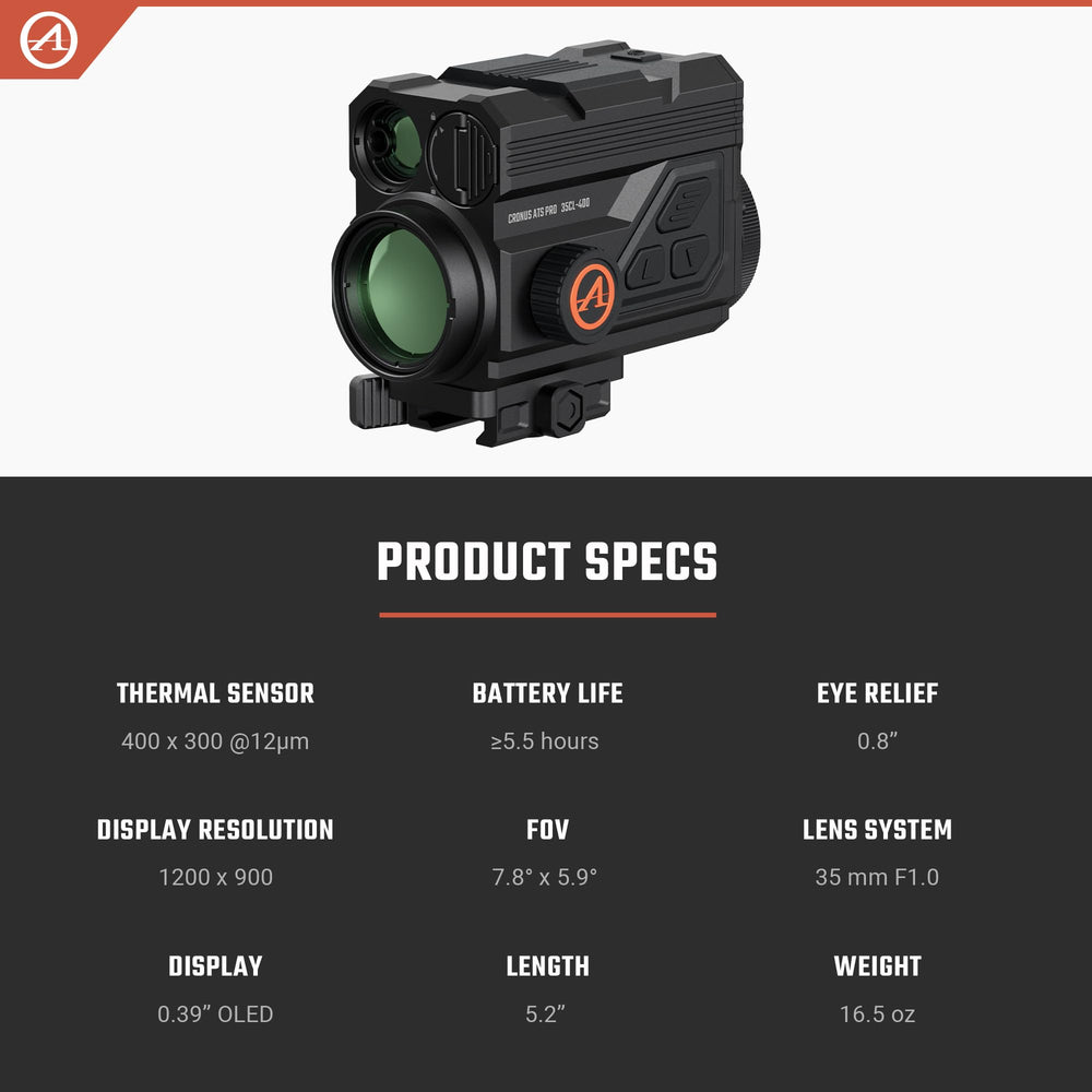 Athlon Cronus ATS PRO 35 CL-400 seven palettes offer night contrast options.