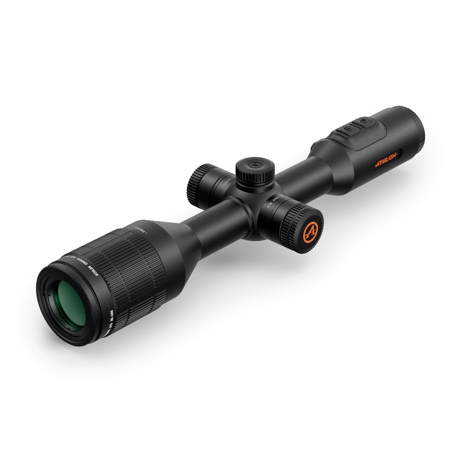 Athlon Cronus ATS 35-400 side profile shows rugged field-ready design for outdoor use