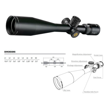 Athlon Optics Heras SPR 30mm main tube construction provides rugged durability under recoil