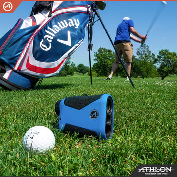 Athlon Talos 800Y compact design fits in a small rangefinder pouch.