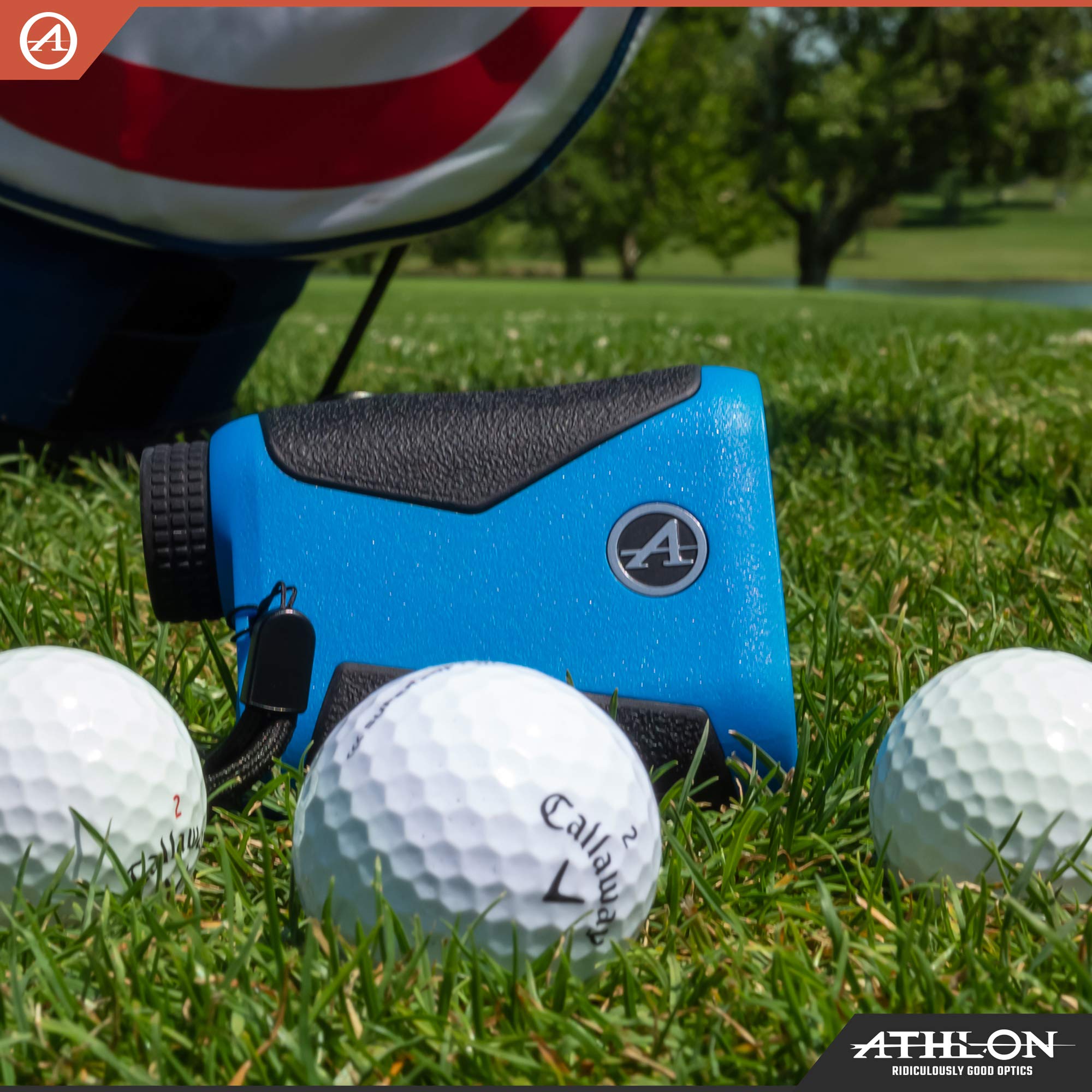 Athlon Talos 800Y in-hand shot demonstrates easy grip and fast readings.