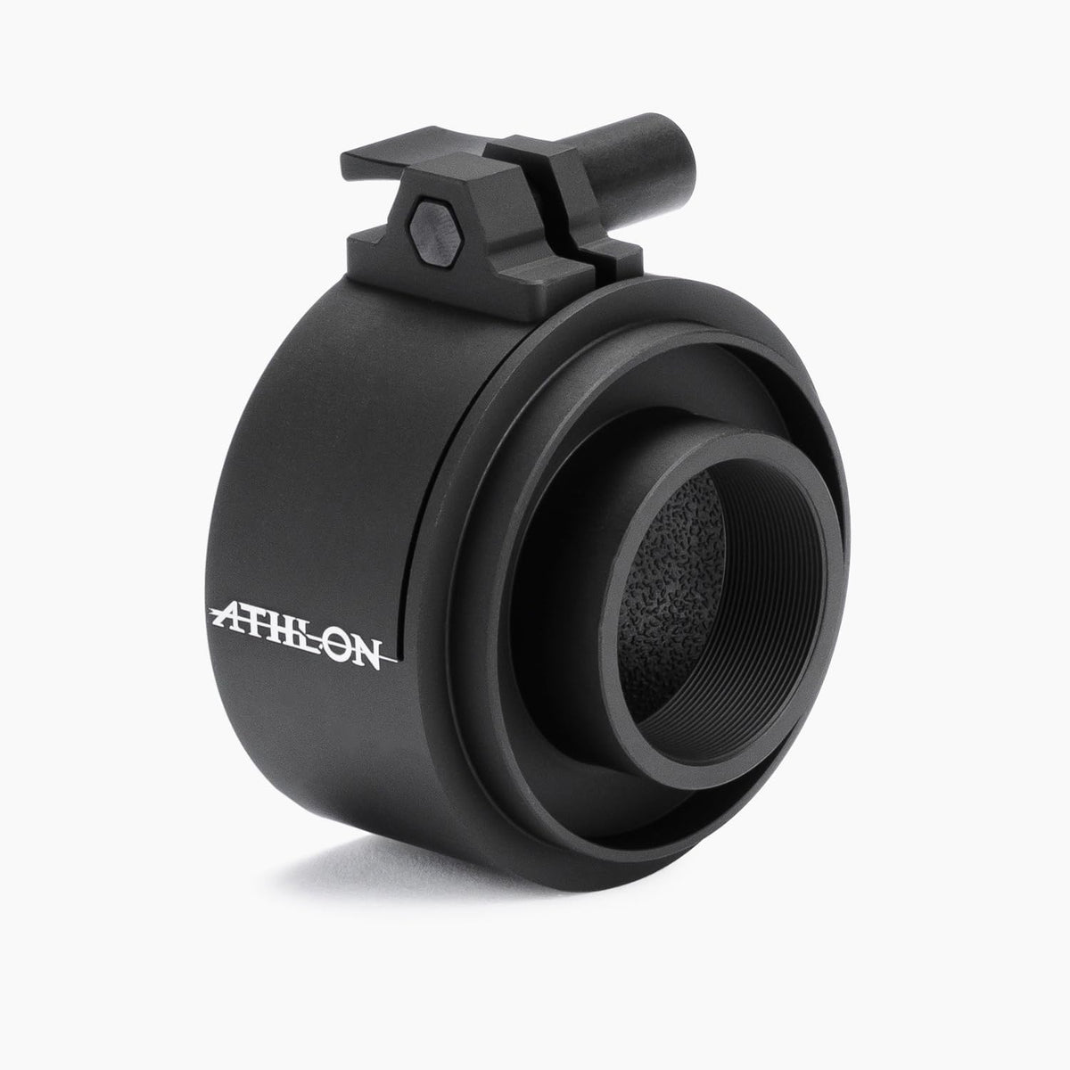 Athlon Thermal Clip-On Adapter 50mm enables quick conversion of a day scope to thermal imaging.