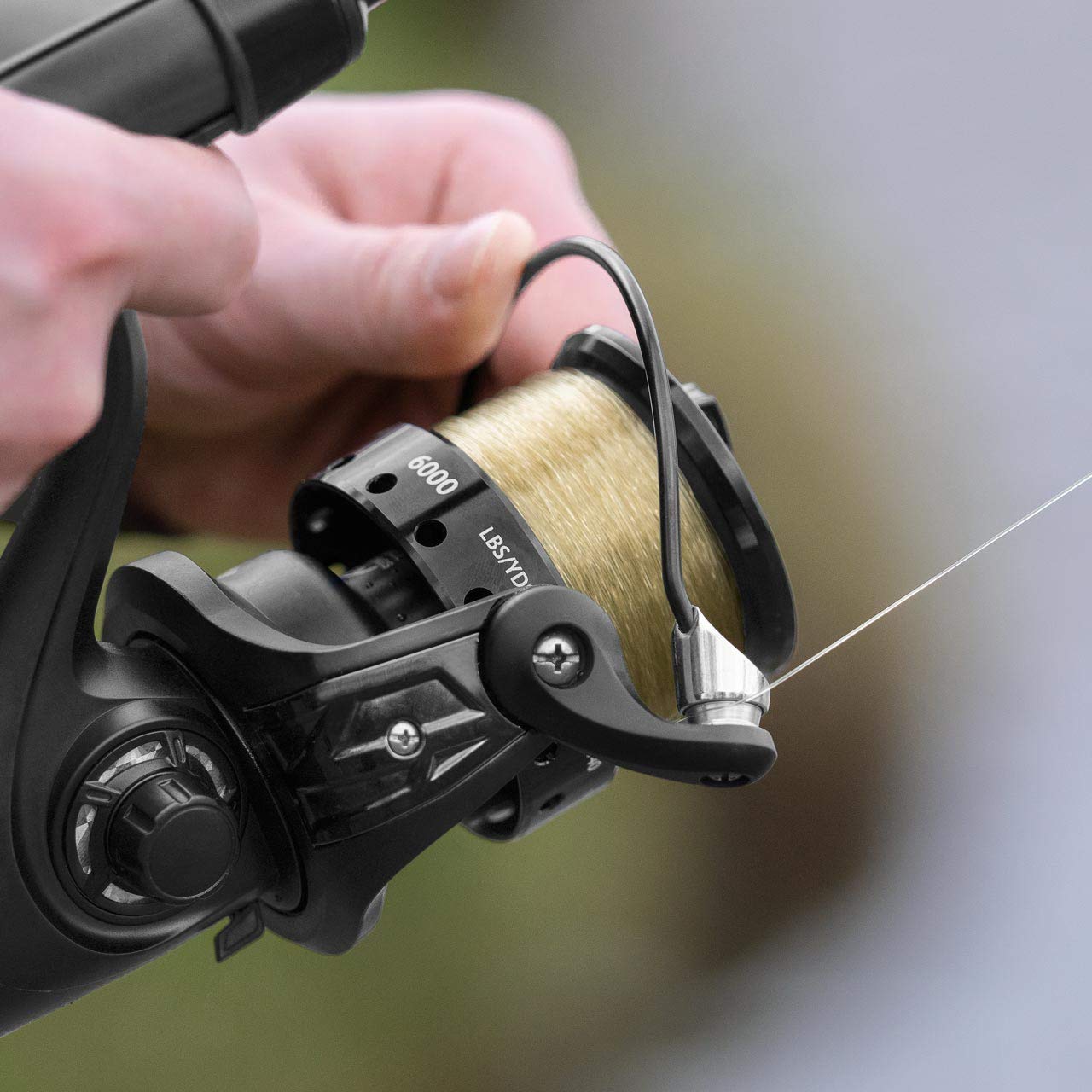 ATLAS Baitrunner Reel 6000 aluminium spool and high-strength frame.