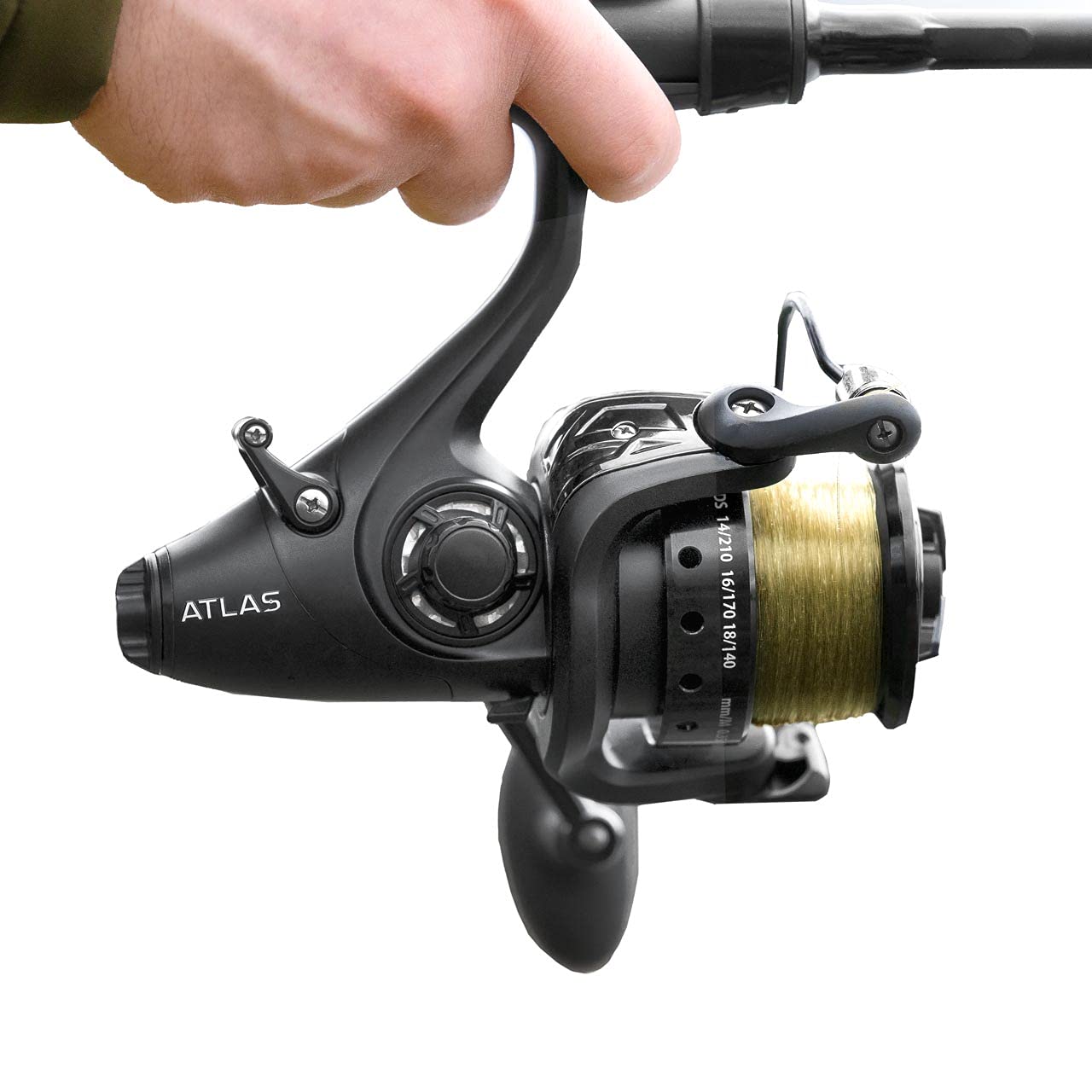 ATLAS Baitrunner Reel 6000 front drag enables precise line control.