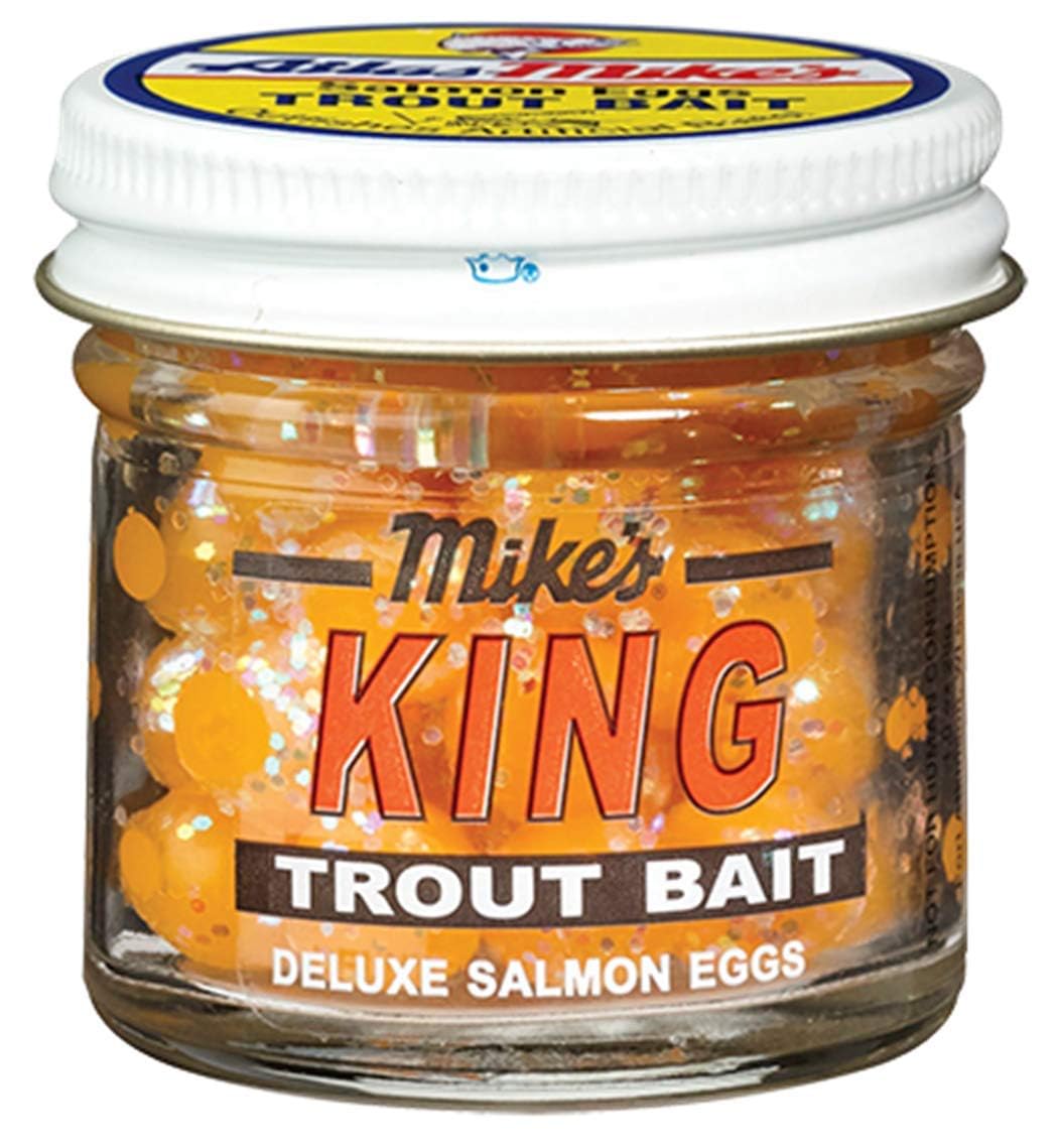 Atlas Mike's 1204 King Glitter Egg in yellow, attracts bites with glitter and scent