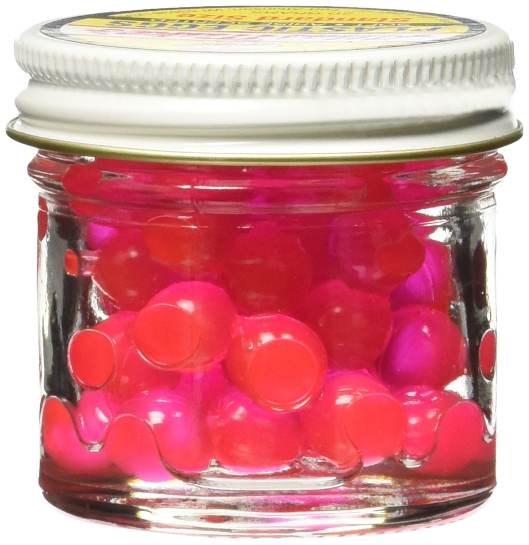 Atlas Mike's 43005 pink anise-scented plastic egg attracts fish during competitive fishing.