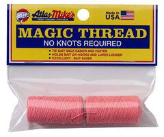 Two pink spools of Atlas Mike's 66025 Magic Thread