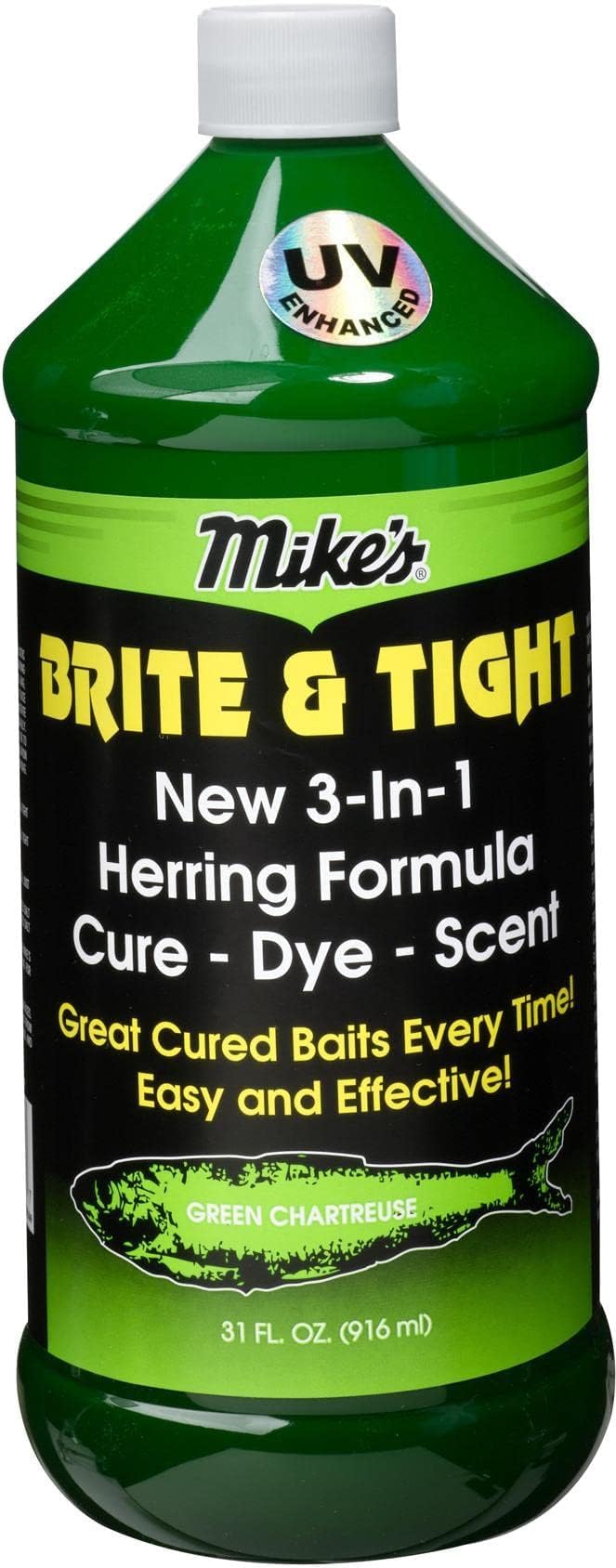 Atlas Mike's Brite N Tight Herring Scent and Dye Gel, Green, 32 oz (Model 13007)
